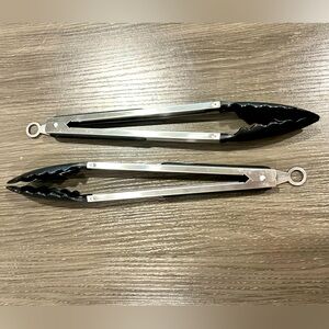 Set of 2 NWOT long tongs